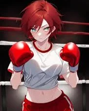 Boxing girl 