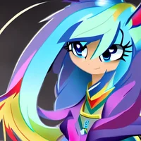 Rainbow Dash human