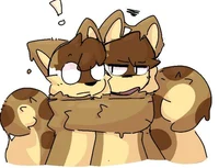 Twin Latex Squirrels