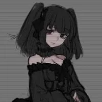 Emo goth babe