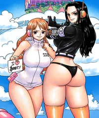 Nami and Nico Robin