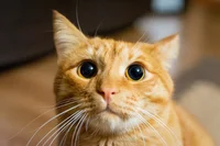 random orange cat