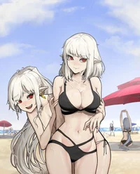 Elves at the beach