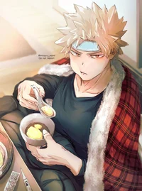 Bakugo enfermo 