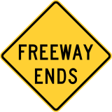 Freeway ends