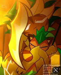 Ananas Dragon Cookie