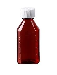 Red medicine bottle