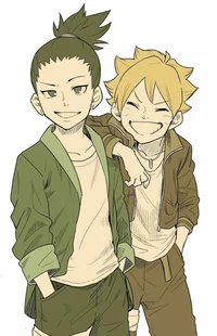 Shikadai y boruto 
