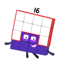 Numberblock Sixteen