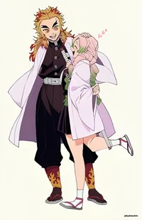 Rengoku and Mitsuri