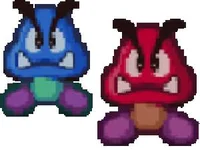 Red and blue goomba