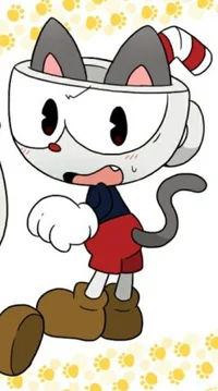 Cuphead but a cat