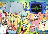 Spongebob and friend