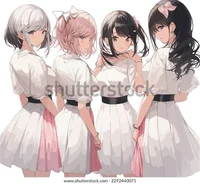 A group of 4 girls