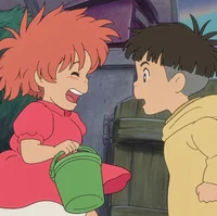 Sosuke e Ponyo 