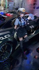 Kuudere officer girl