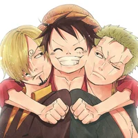 Luffy Sanji y Zoro