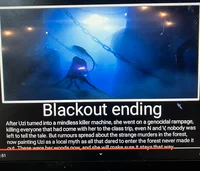 blackout ending