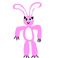 Giant Pink Bunny