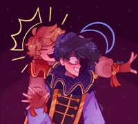 Sun and moon human