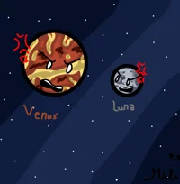 Venus y Luna xd