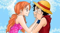 Luffy and nami