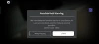 Code error 1001