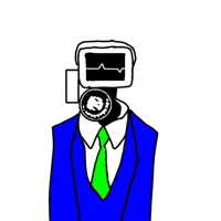 Blue coated CCTV man