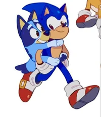 Sonic and Bluey