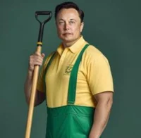 Elon Mask as Janitor