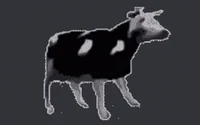 Depressed cow
