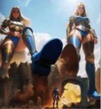 Giantess Mari andkat