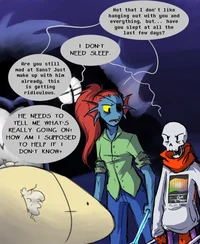 Undyne and Papyrus