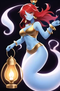 anime genie girl