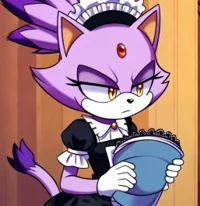 Maid Blaze the Cat