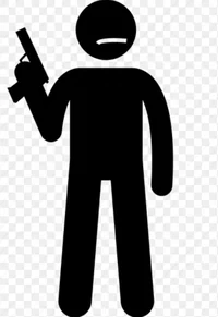Stickman with a gun