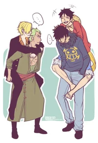 Luffy Law Zoro Sanji