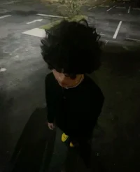 Curly head boyfriend