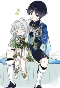 Scaramouche y Nahida