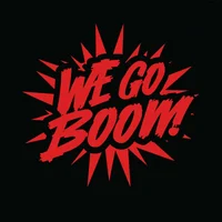 WE GO BOOM LABELS