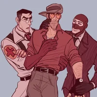 Medic and Spy TF2