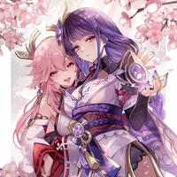 YAE MIKO AND RAIDEN 