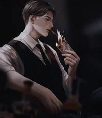 Stressed CEO husband