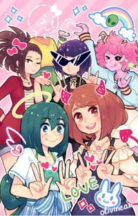 Mha girls bffs au
