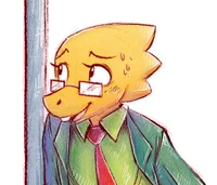Alphys the teacher