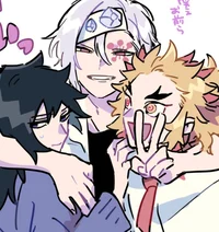 Giyuu Uzui y Kyojuro