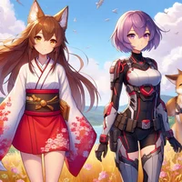 loba Kuroko y sayaka