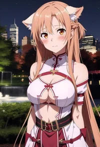 Cat-girl at the Park