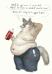 Fat drunk fox