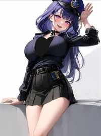 Chica policía joven 